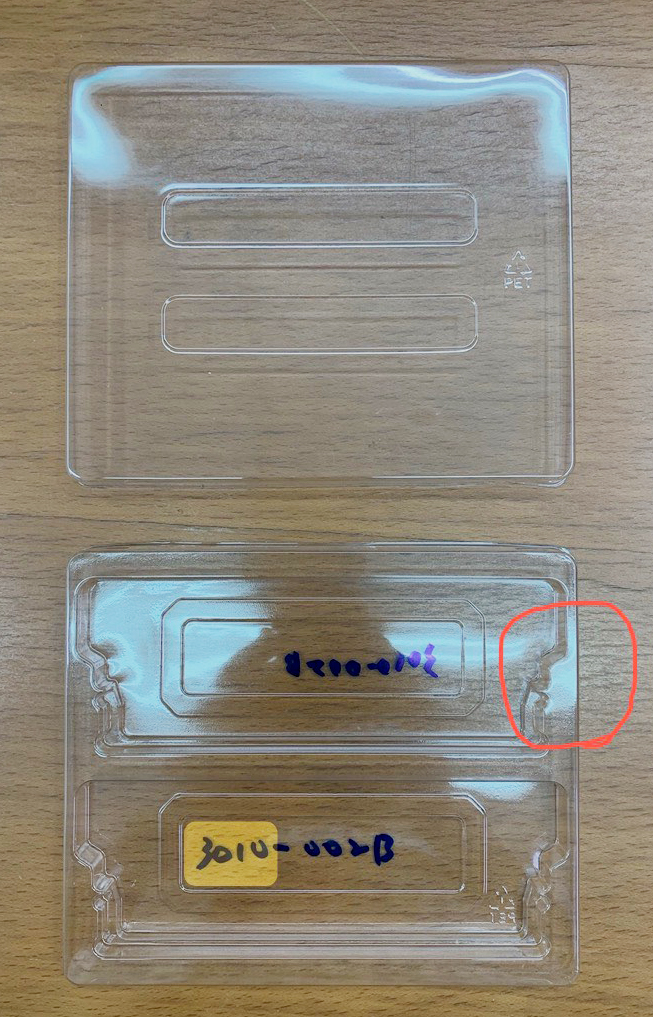 ddr plastic antistatic tray packaging mpk3010-002b